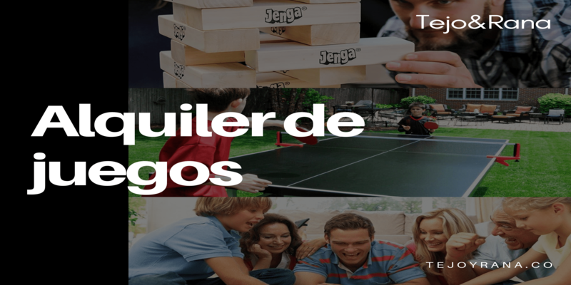 Alquiler de juegos para fiestas en Bogotá - Tejo y Rana